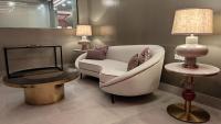 a living room with a chair and a table at Hotel Ritual Torremolinos- Adults Only in Torremolinos
