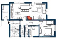 Plan piętra w obiekcie Chalet Dorfkristall