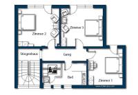 Plan piętra w obiekcie Chalet Dorfkristall