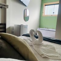 Hotel Chão Mineiroにあるベッド