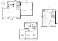 Plan piętra w obiekcie Chalet Le Refuge