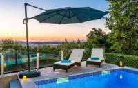 Plán poschodí v ubytovaní Villa Rosa Labin