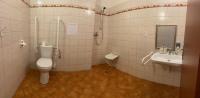 Koupelna v ubytování Pivovarský Hotel