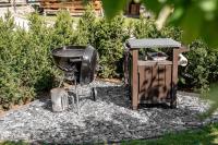 A garden outside Hotel Chalet Sas Morin