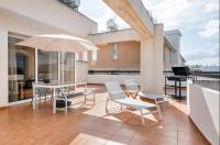 Balkón nebo terasa v ubytování Top Floor Apartment City Center