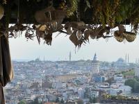 Nespecifikovaný výhled na destinaci Istanbul nebo výhled na město při pohledu z hotelu
