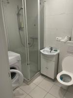 Łazienka w obiekcie Luxusný apartmán s bezplatným parkovaním v objekte a self-checking
