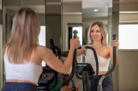 Fitness centrum a/nebo fitness zařízení v ubytování Blue Dome Hotel