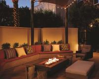 Ein Sitzbereich in der Unterkunft Hyatt Place Las Vegas at Silverton Village
