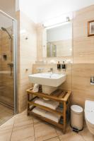 Koupelna v ubytování Hotel Latrán