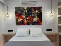 Posteľ alebo postele v izbe v ubytovaní Aphrodite Hotel & Apartments