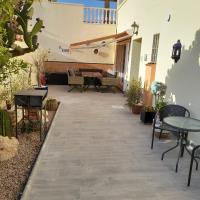 Patio nebo venkovní prostory v ubytování "EL RINCON" naturist boutique apartment