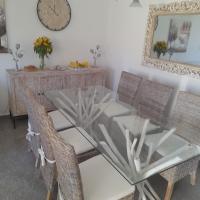 Posezení v ubytování "EL RINCON" naturist boutique apartment