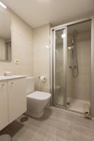 A bathroom at PR La Paz
