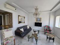 Posezení v ubytování Luxurious Sea View with Private Beach in Gammarth, Marsa