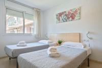 Postel nebo postele na pokoji v ubytování Apartamentos Velor