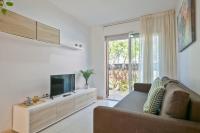 TV a/nebo společenská místnost v ubytování Apartamentos Velor