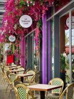 En restaurant eller et andet spisested på FLAMING0 RESORT IB708 Hai tien