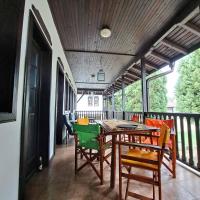 Balkón nebo terasa v ubytování Aura house