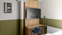 TV a/nebo společenská místnost v ubytování Comfort Hotel Trondheim