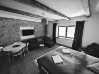 TV a/nebo společenská místnost v ubytování APARTMÁNY 91 Boží Dar