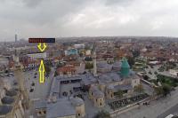 Nespecifikovaný výhled na destinaci Konya nebo výhled na město při pohledu z hotelu