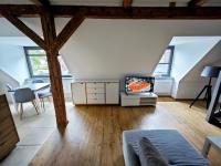 Posezení v ubytování APARTMÁNY 91 Boží Dar