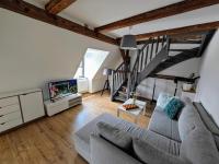 Posezení v ubytování APARTMÁNY 91 Boží Dar