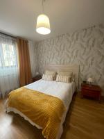 Posteľ alebo postele v izbe v ubytovaní Apartamento Villa de Cartes