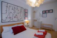 Postel nebo postele na pokoji v ubytování LUMINOSO. COMODO. ACOGEDOR. WIFI. Junto a AVE