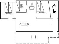 Půdorys ubytování Holiday Home Evert - 250m from the sea by Interhome