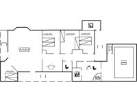 Půdorys ubytování Holiday Home Evdokija - 200m from the sea by Interhome