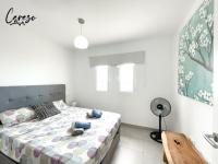 Posteľ alebo postele v izbe v ubytovaní B-Rent Corralejo Sun Cerezo Pool