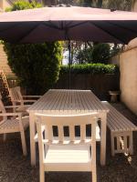 Patio nebo venkovní prostory v ubytování Apartamento con Jardín Platja d'Aro