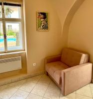 Posezení v ubytování Apartmán Dominikánská