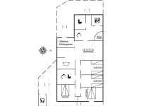 Půdorys ubytování Holiday Home Mereta - 450m to the inlet in Western Jutland by Interhome