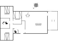 Půdorys ubytování Holiday Home Eina - 250m from the sea by Interhome