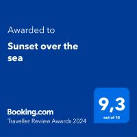 Certifikát, hodnocení, plakát nebo jiný dokument vystavený v ubytování Sunset over the sea