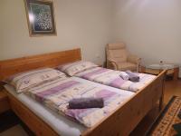 Posteľ alebo postele v izbe v ubytovaní Ferienhaus Renate