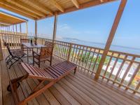 Balkon lub taras w obiekcie Mobile Homes Camp Klenovica