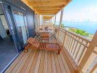 Balkon lub taras w obiekcie Mobile Homes Camp Klenovica