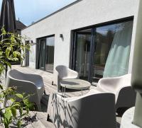 Posezení v ubytování Red Travel Apartment