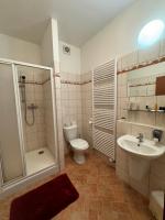 Koupelna v ubytování Pivovarský Hotel