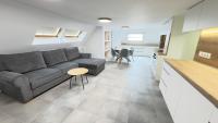 Posezení v ubytování Sky apartment