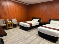 SS Hotel Serembanにあるベッド