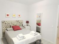 Postel nebo postele na pokoji v ubytování APARTAMENTO EN EL CENTRO DE CALAFELL