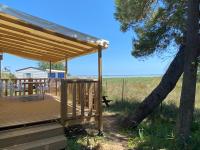 Balkon lub taras w obiekcie Camping de l'Arnel