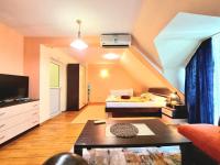 TV a/nebo společenská místnost v ubytování Two-Floor Sunny Apartment in City Centre