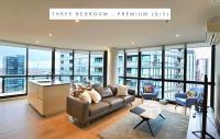 Melbourne Lifestyle Apartments - Best Views on Collinsにあるシーティングエリア
