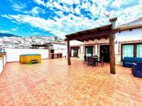 A balcony or terrace at Elegant Villa with Jacuzzi in Canillas de Albaida
